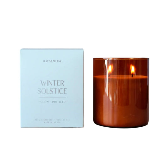 Winter Solstice Holiday Candle