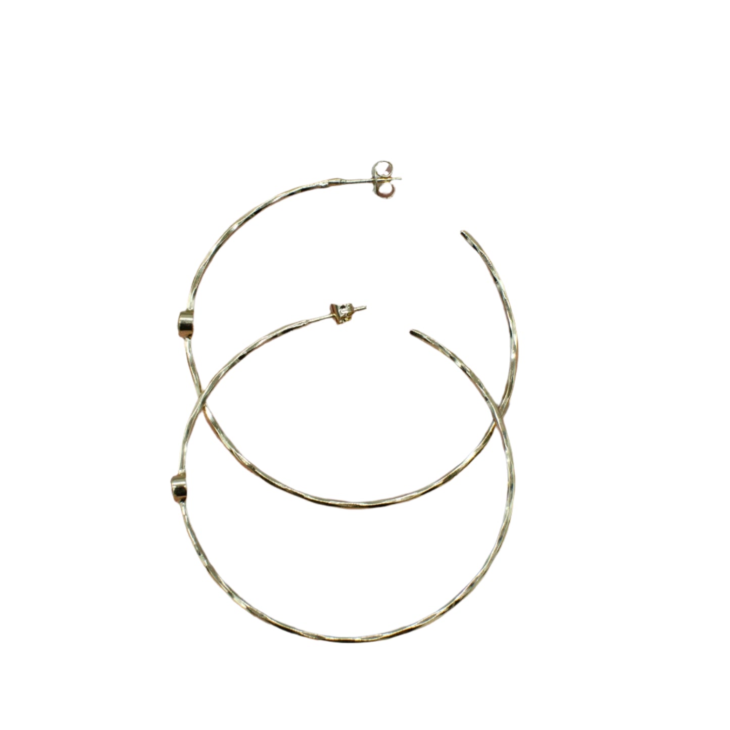 Gold Sparkle Hoops