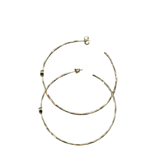 Gold Sparkle Hoops