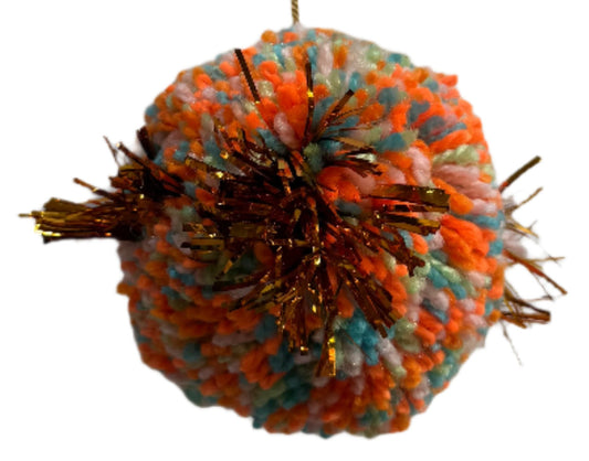 Large Tinsel Pom Pom