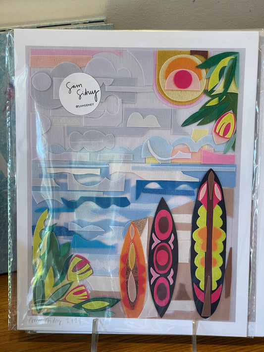 Felt Surf Print