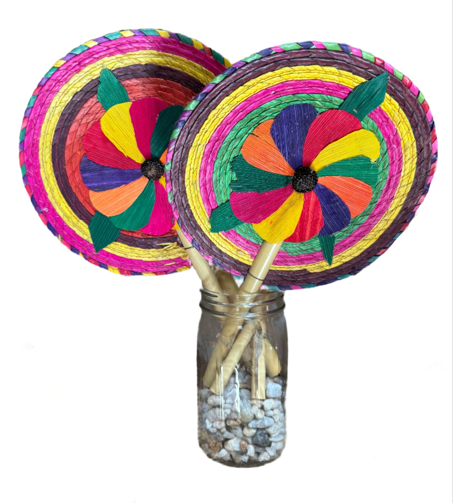 Round Straw Fan