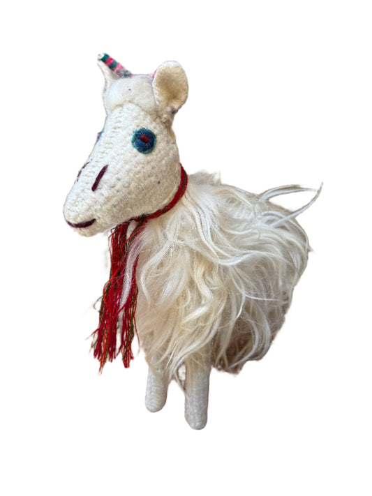 White Wool Donkey