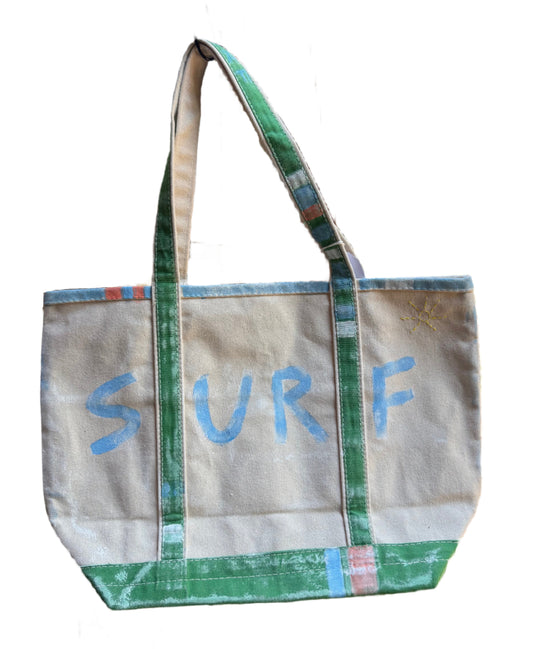 Green Surf Tote