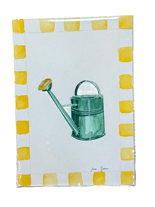 Watering Can Watercolor