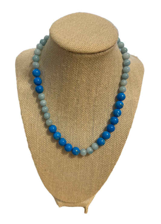 Amazonite & Blue Necklace