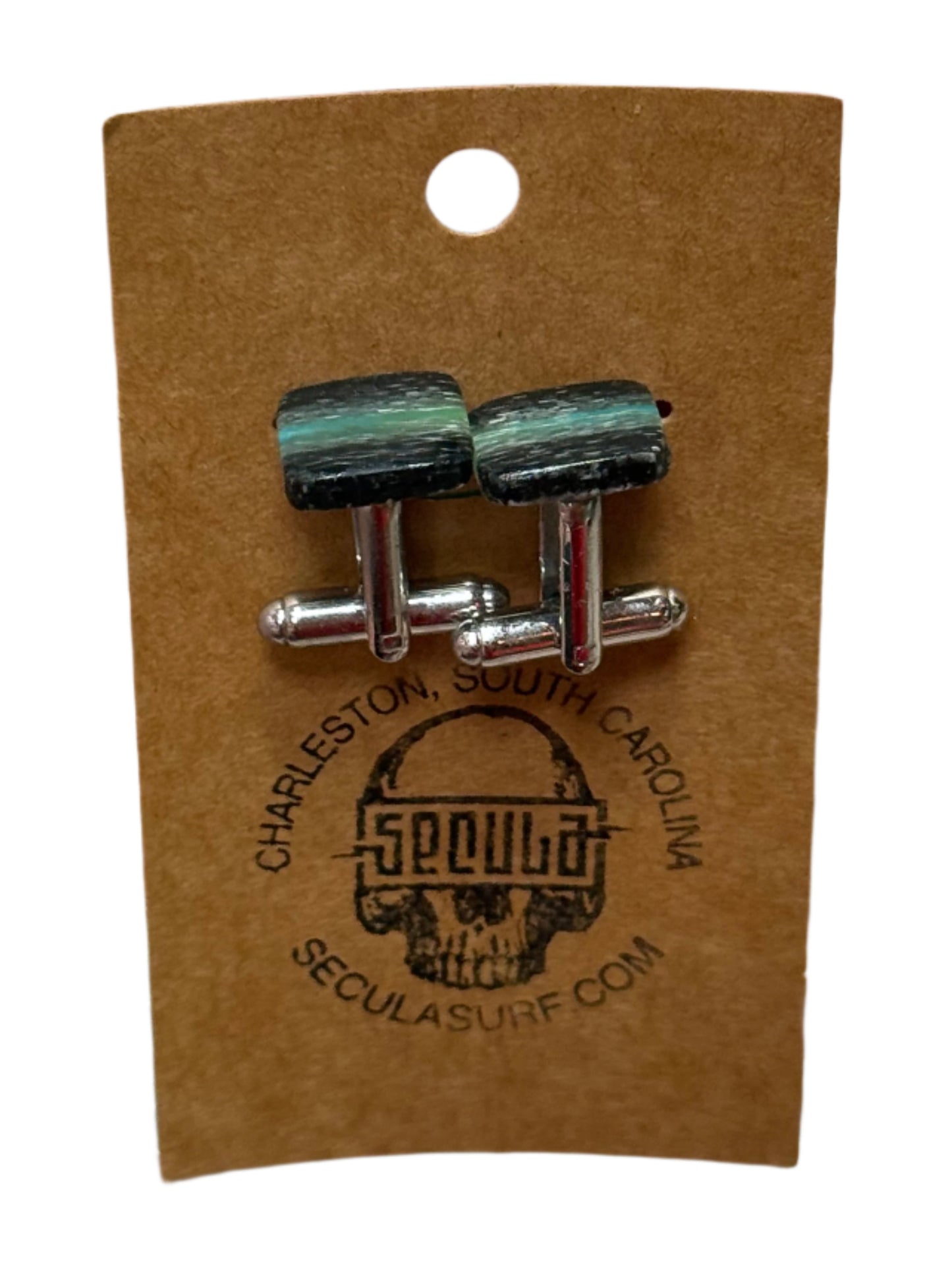 Surfboard Fin Cuff Links