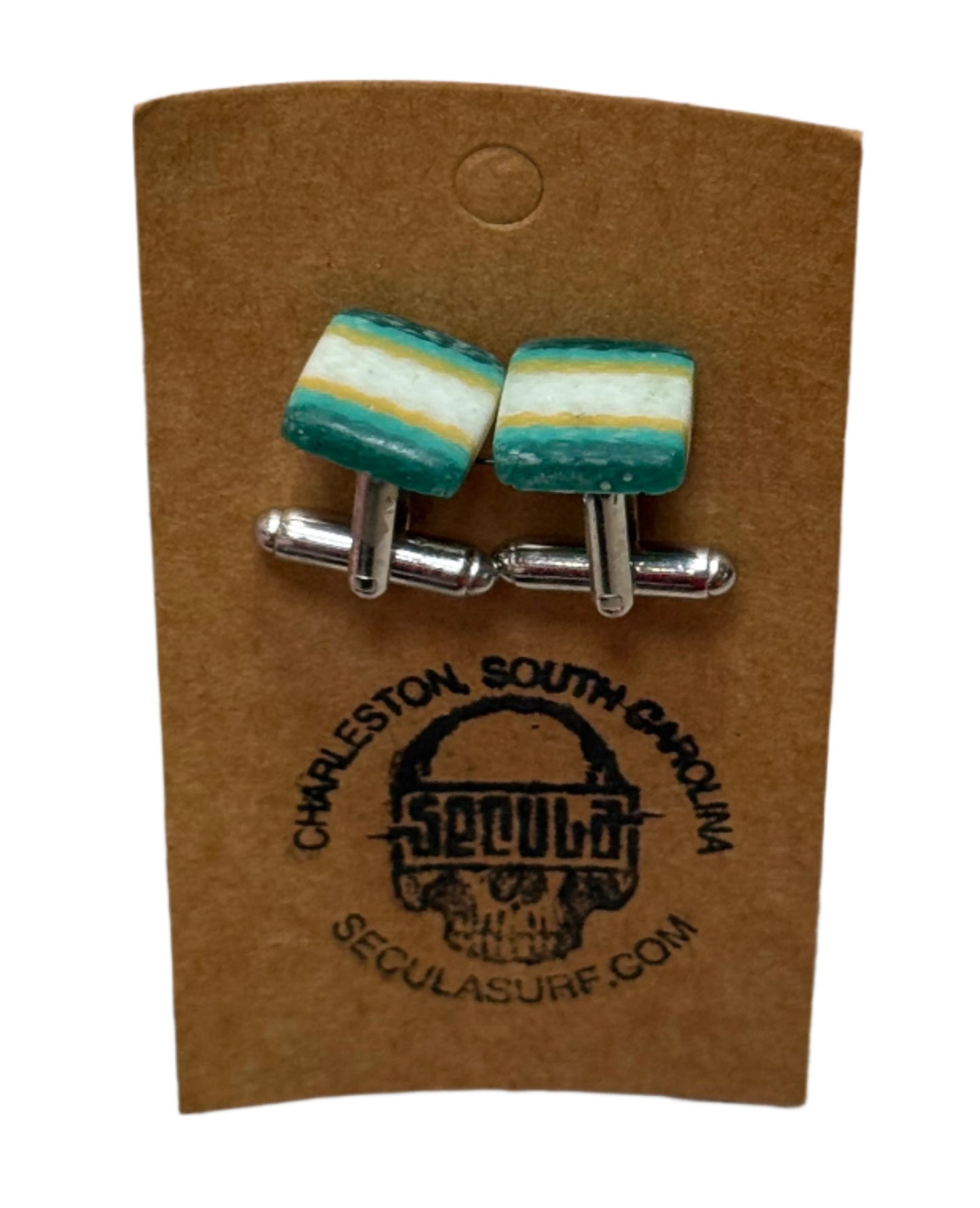 Surfboard Fin Cuff Links
