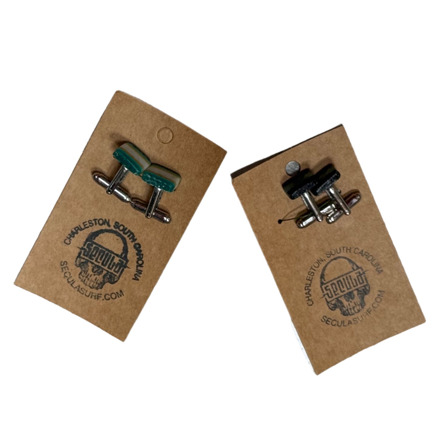 Surfboard Fin Cuff Links