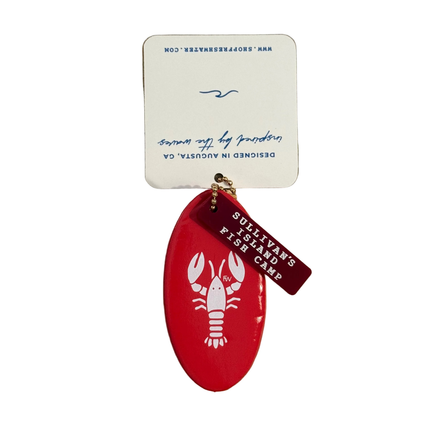 SI Fish Camp Floating Keychain
