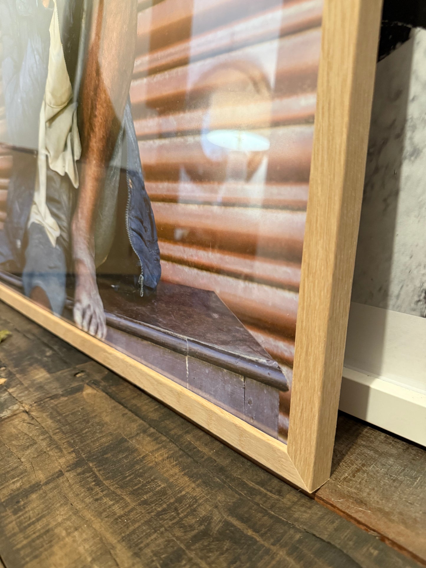 "Namaste Man" Framed