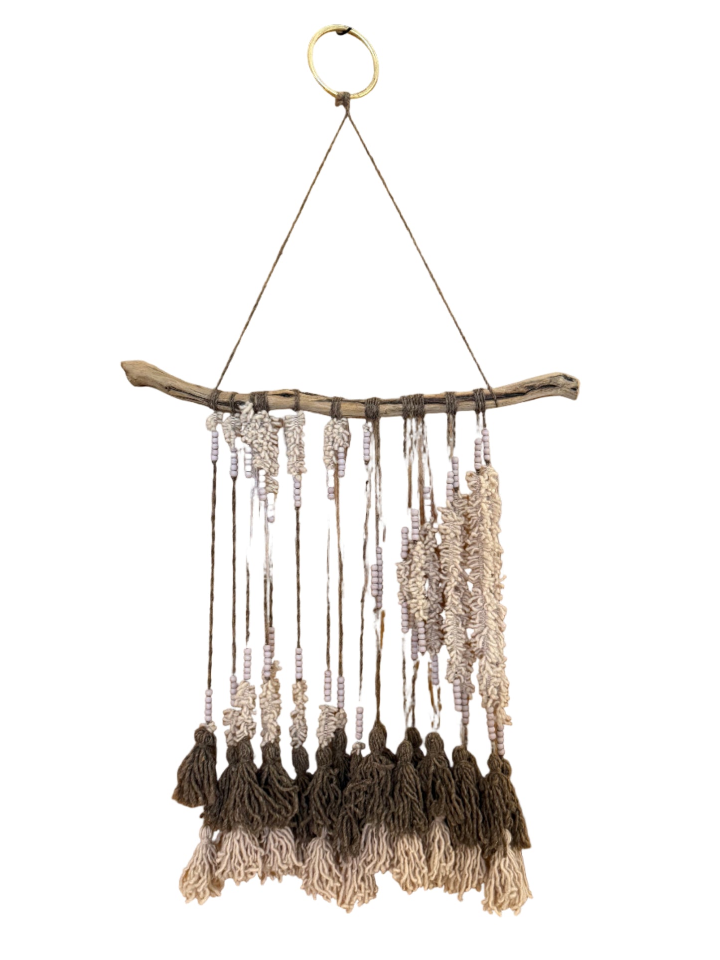 Pink Beaded Wall Hang