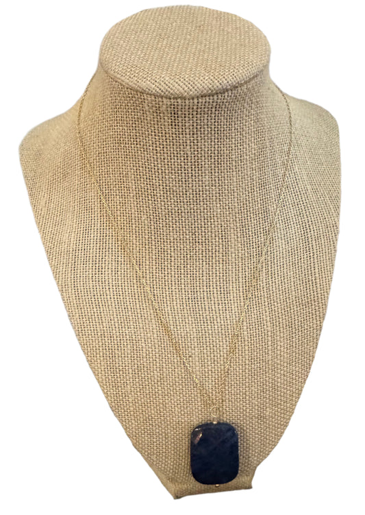 Lapis Pendant Necklace