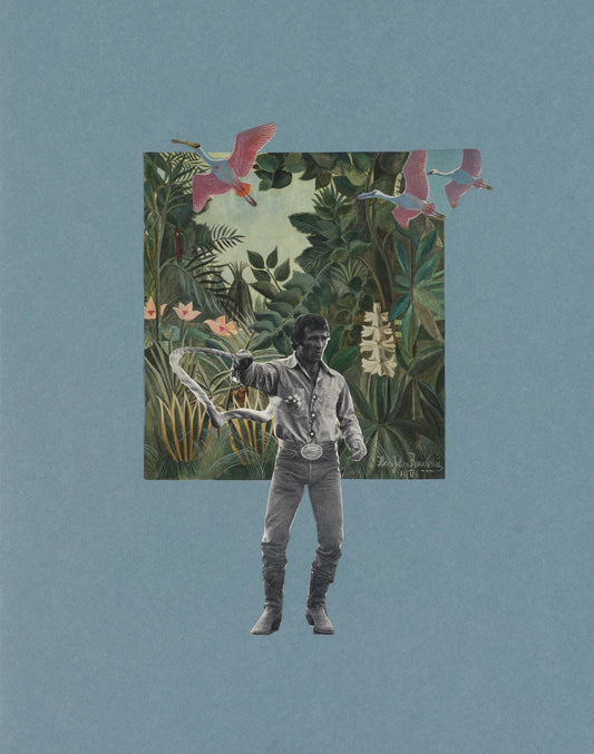 14x11 "ROUSSEAU RODEO" Framed Print