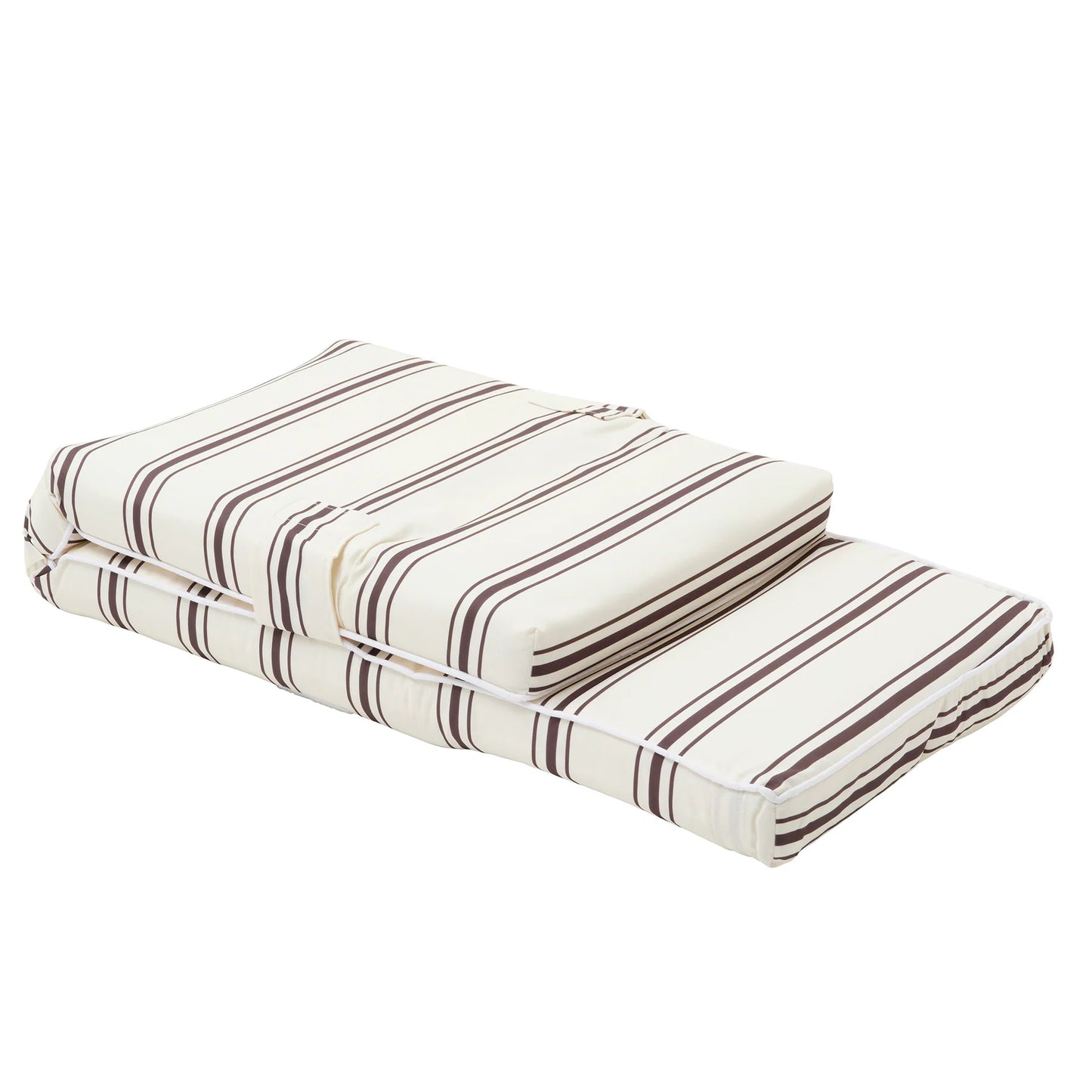 The Stripe Lounger - Charcoal