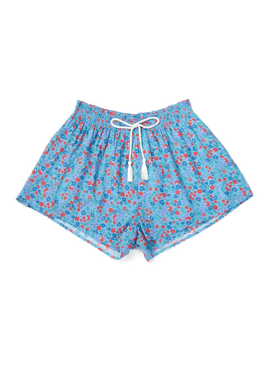 San Rafael Short - Mini Floral Little Boy Blue