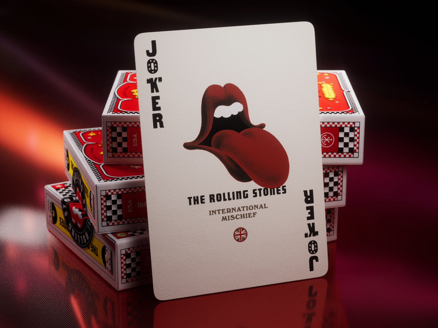 Rolling Stones Playing Cards