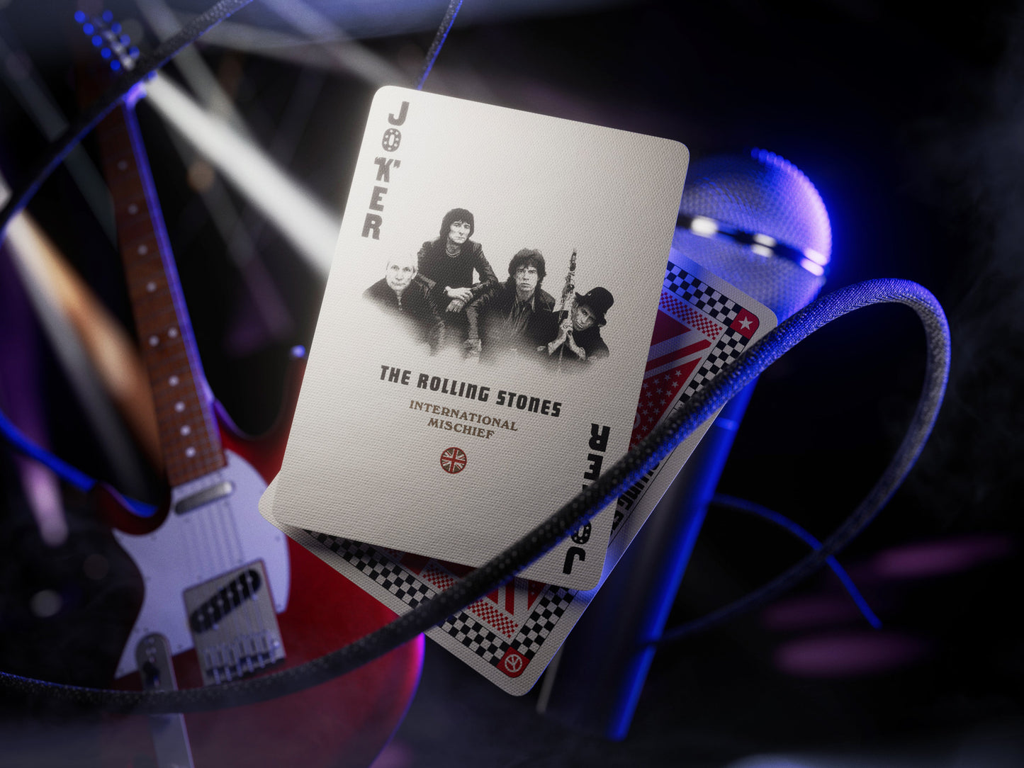 Rolling Stones Playing Cards