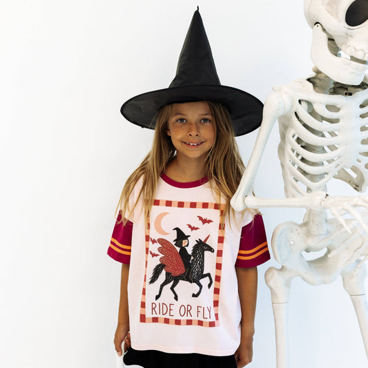 Ride or Fly Oversized Kids Tee