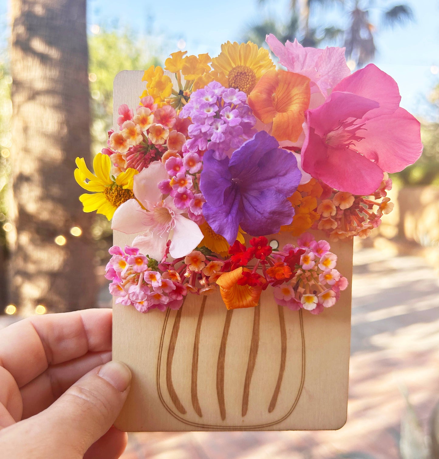 Flower Collecting Activity Board