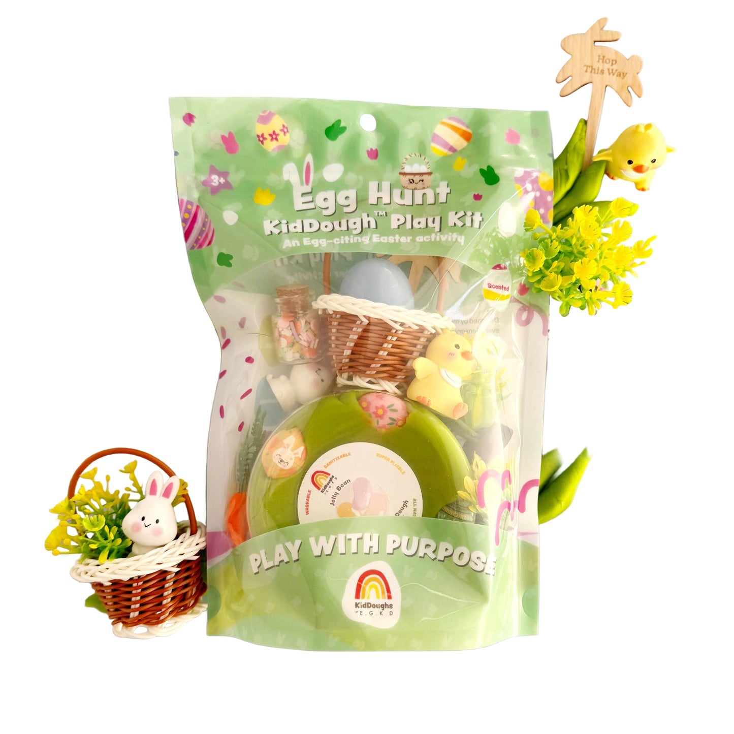 Egg Hunt KidDough Play Kit
