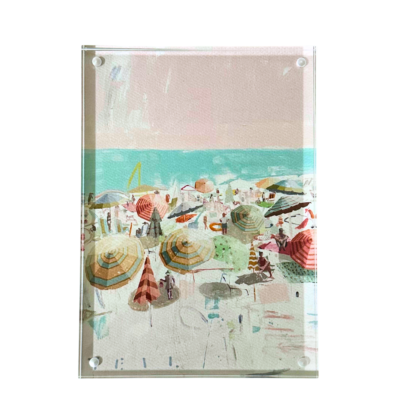 "Salty Hair" Framed Print
