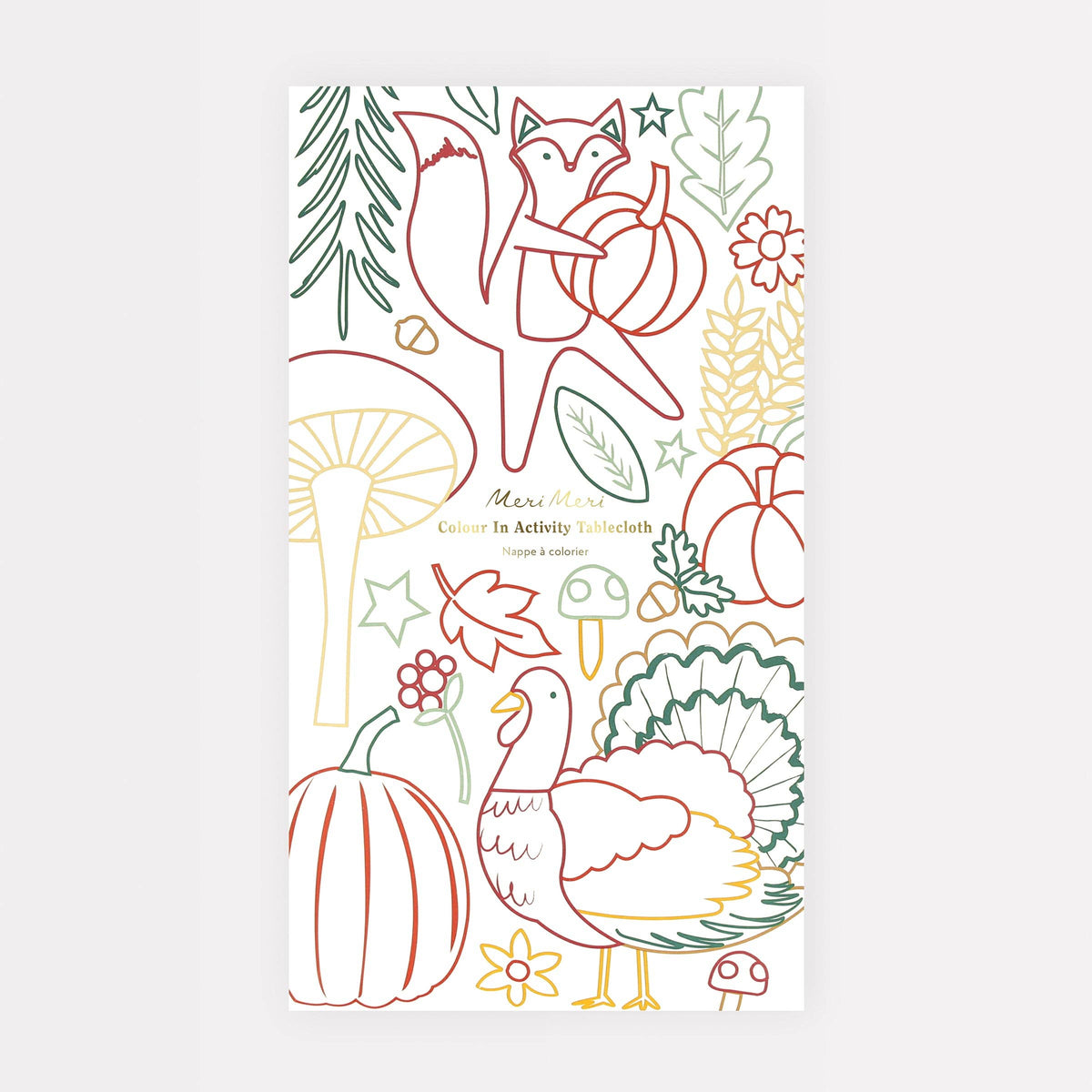 Thanksgiving Color Tablecloth