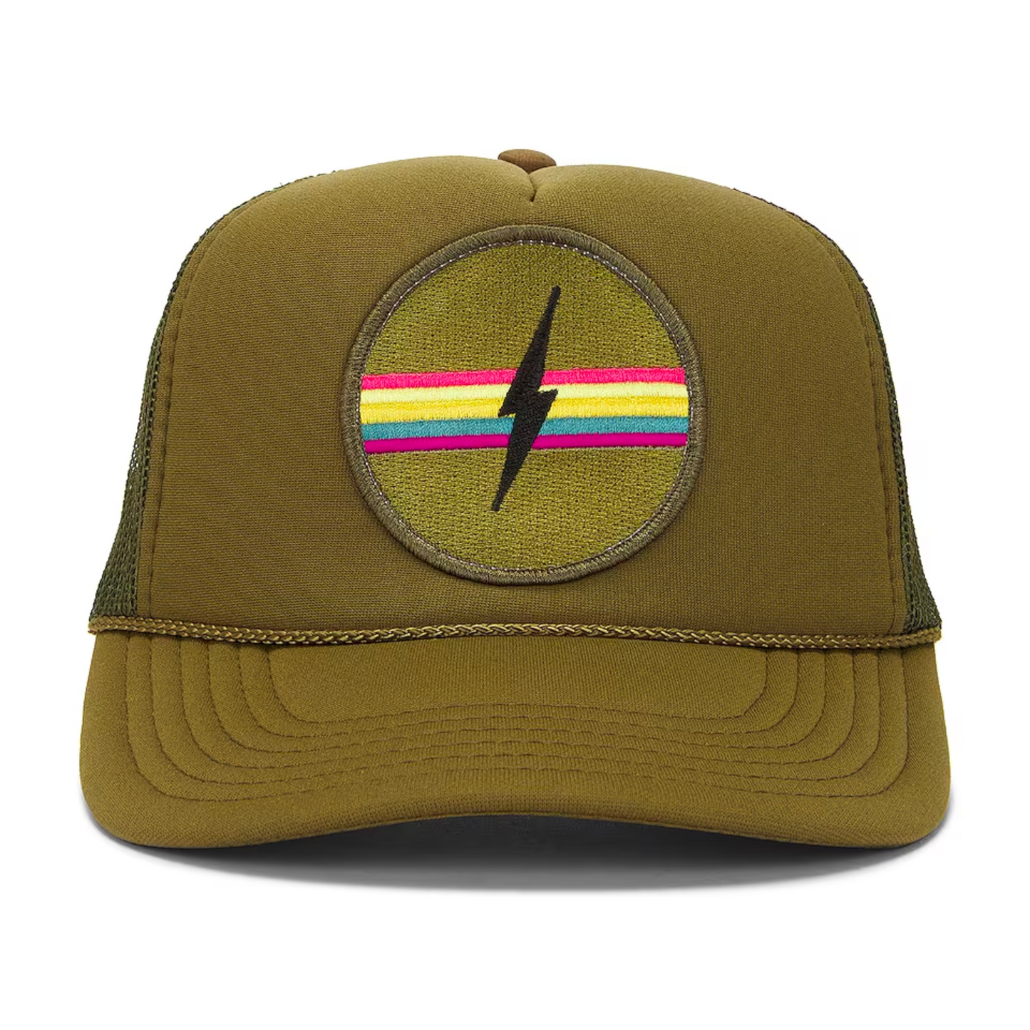 Electric Rainbow Trucker Hat