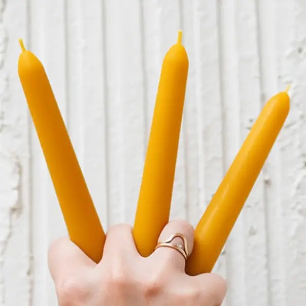 Beeswax Taper Candle