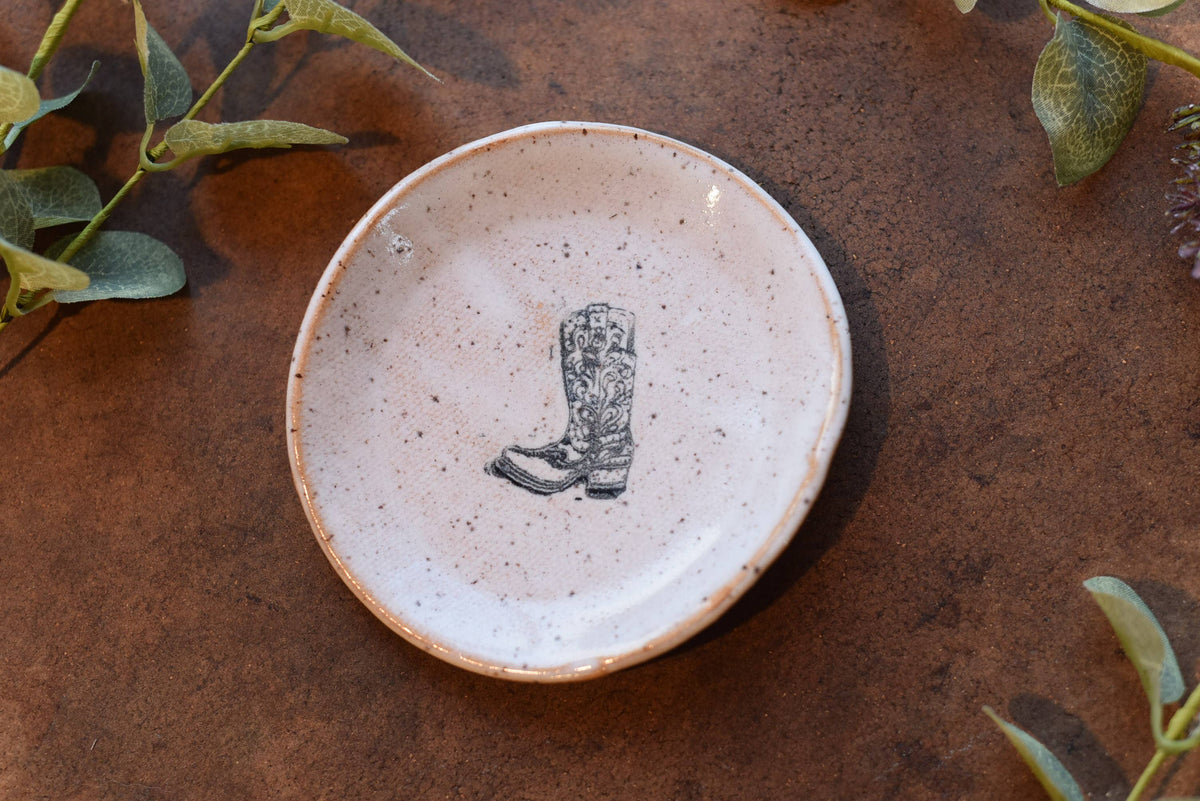 Cowboy Boot Mini Plate