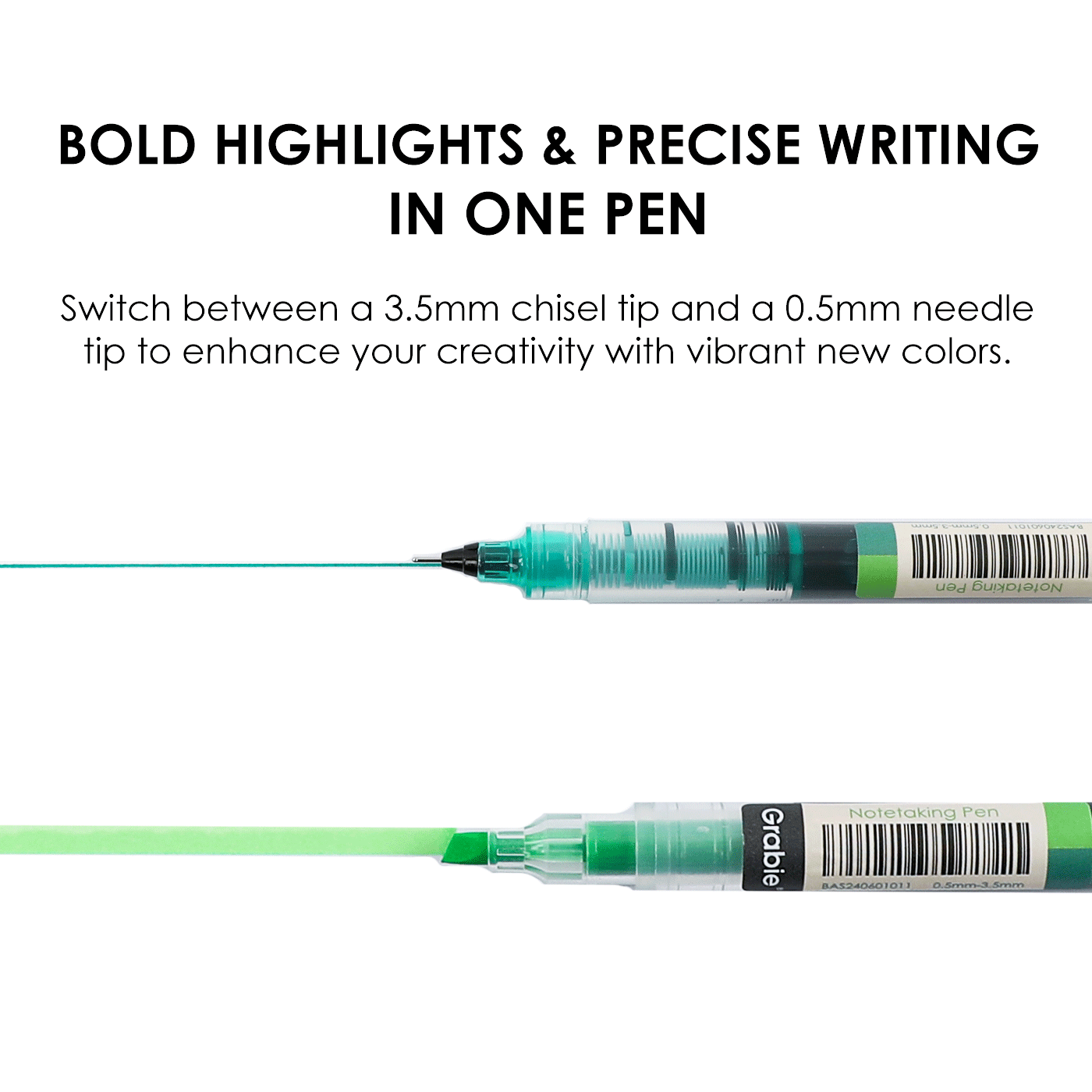 Dual-Tip Notetaking Pen