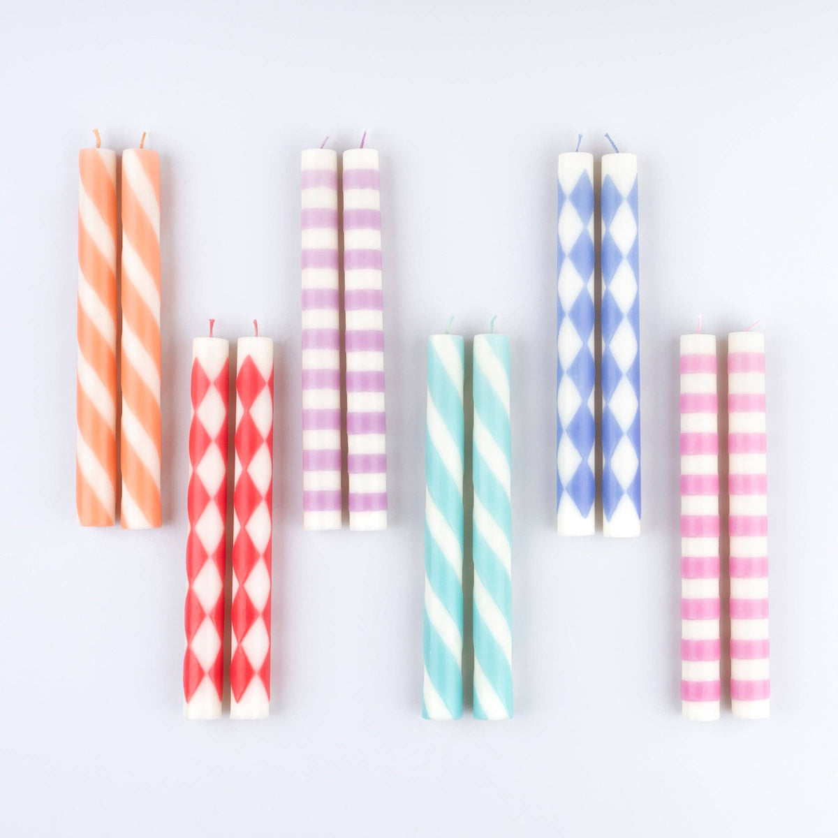 Patterned Table Candle
