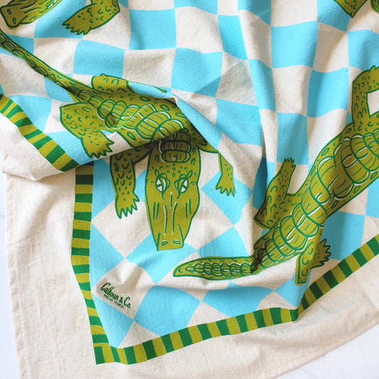 Screen Print Tea Towel