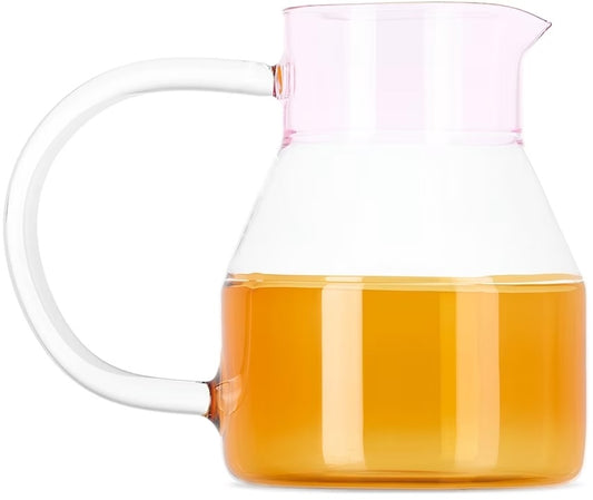 Amber/Pink Caipirinha Short Jug