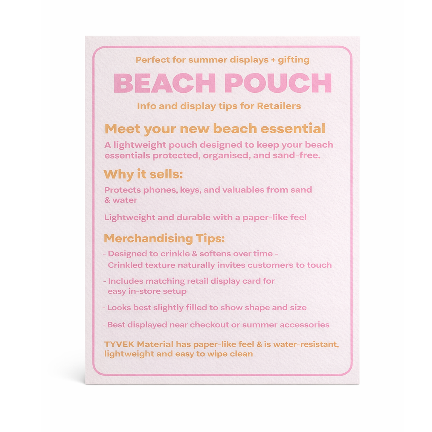 Paradise Beach Pouch