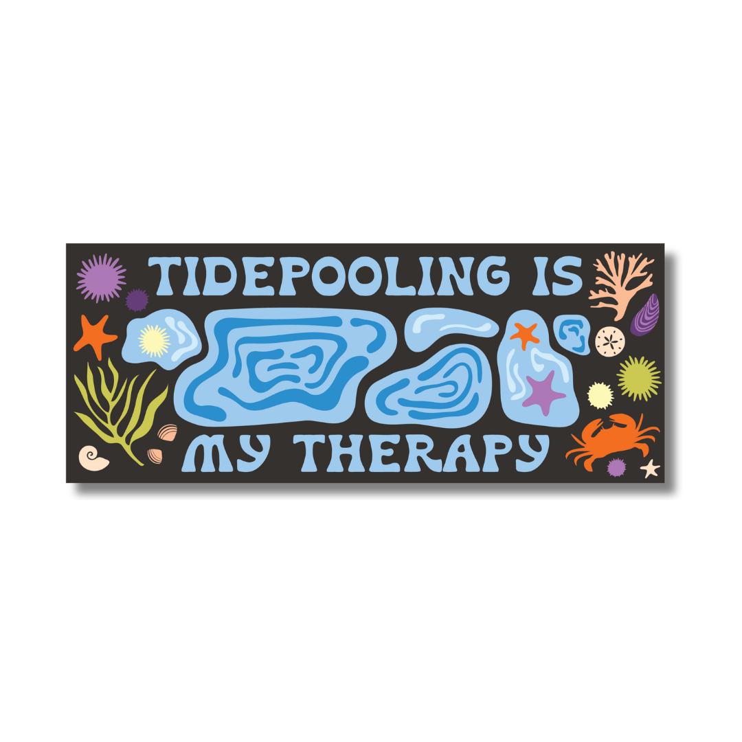 Tidepooling Bumper Sticker