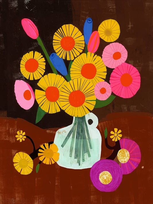 Pink Bouquet 8x10 Print