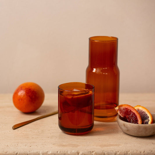 Tinted Glass Carafe