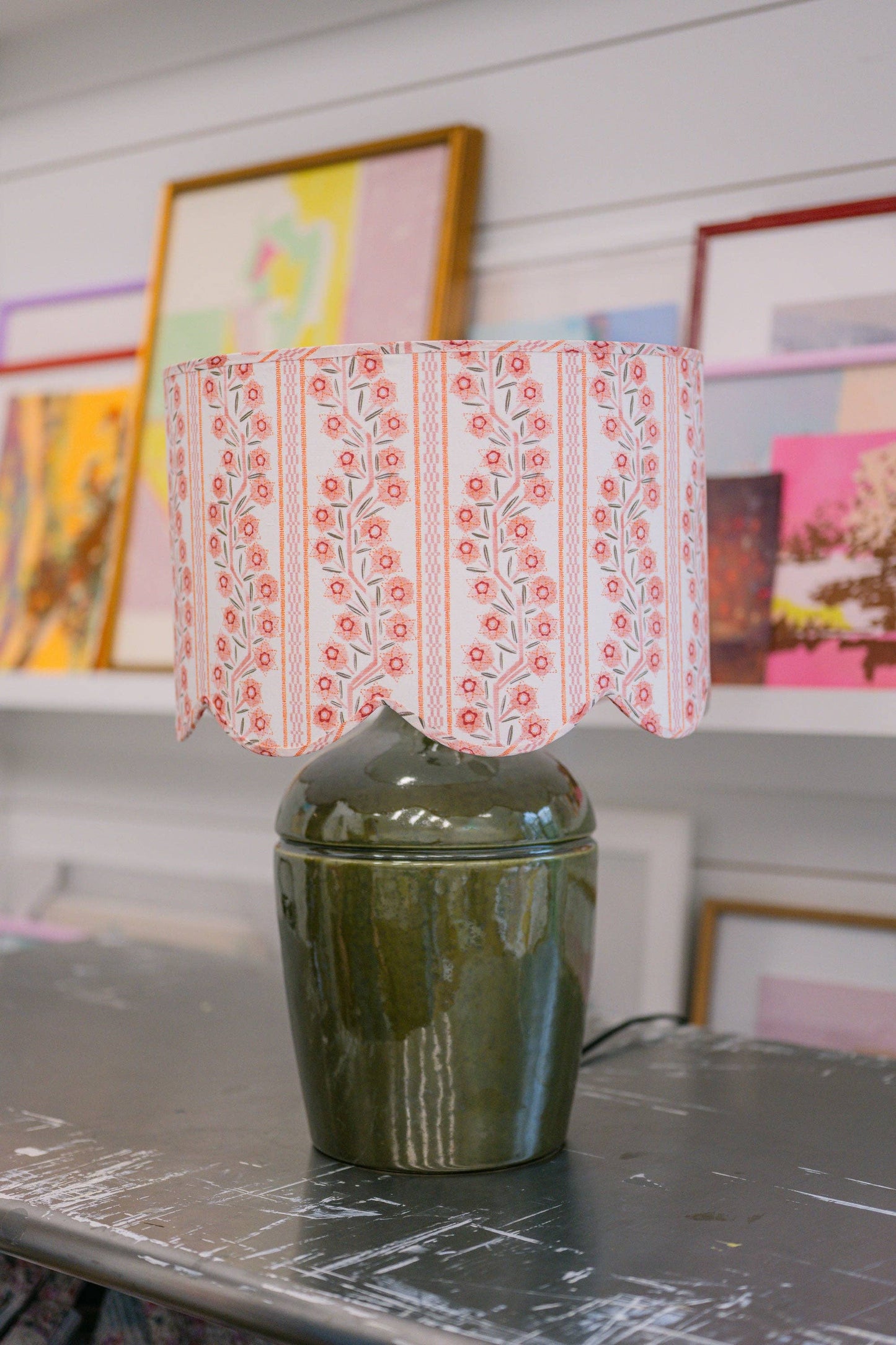 Scalloped Lampshade