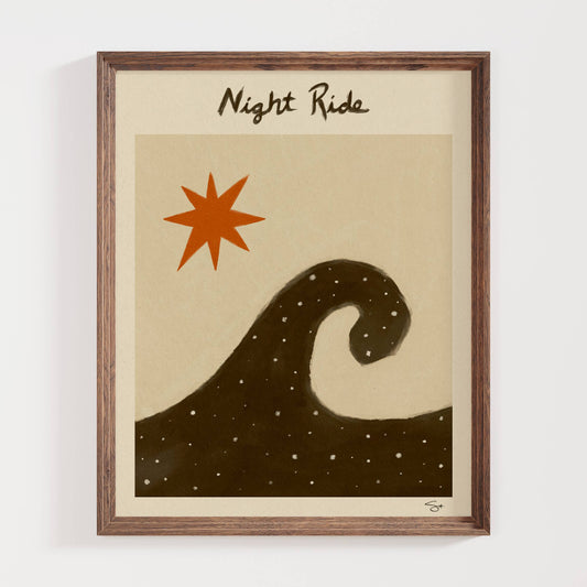 Night Ride 8x10 Print