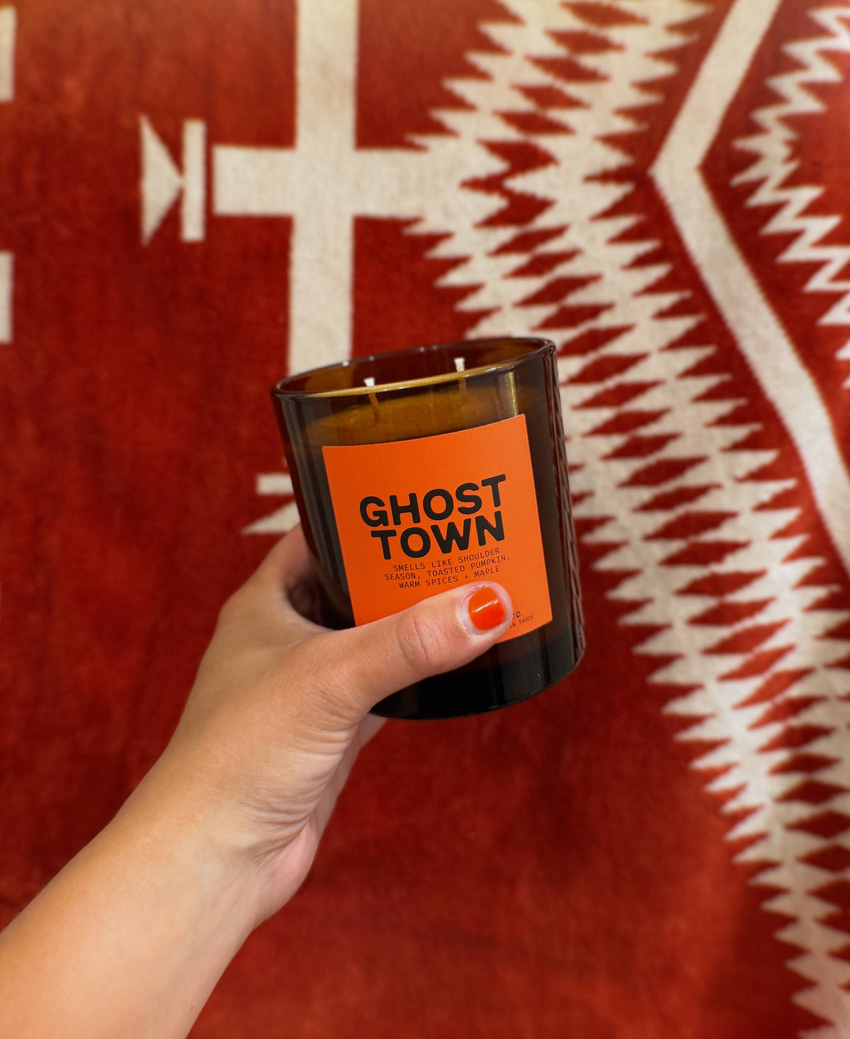 Ghost Town Double Wick Candle