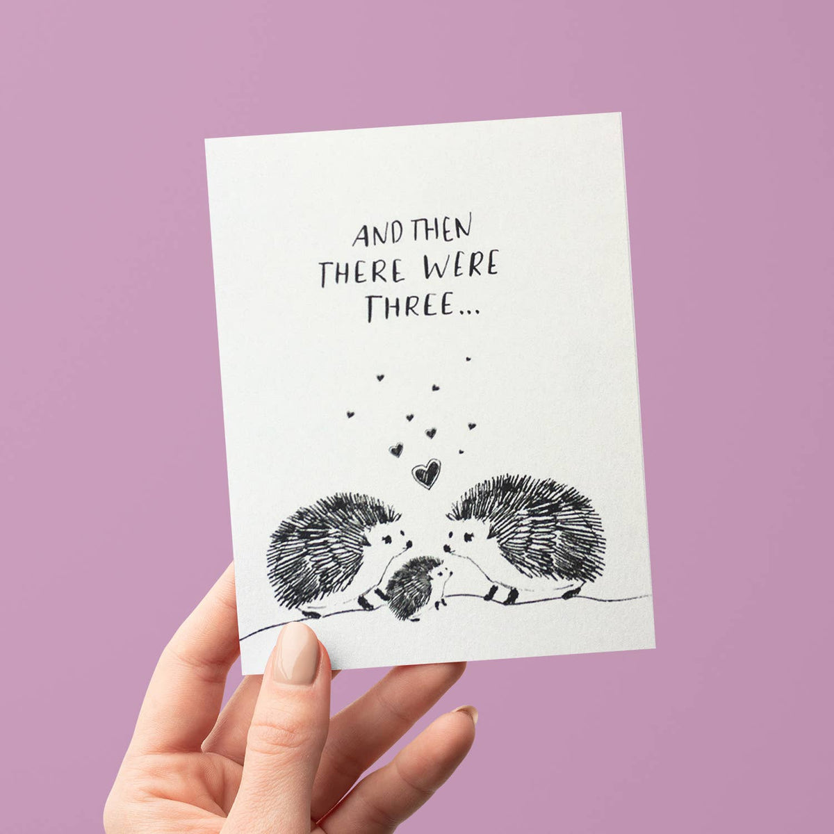 Baby Hedgehog Greeting Card
