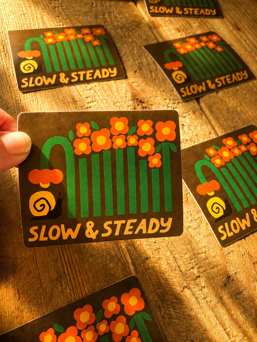 Slow & Steady Sticker
