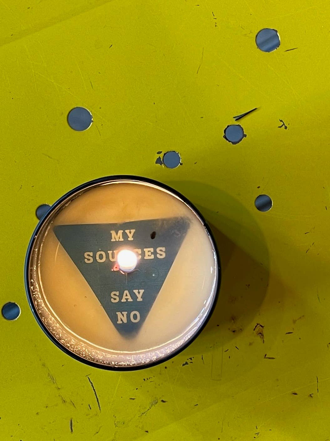 Magic 8 Ball Candle