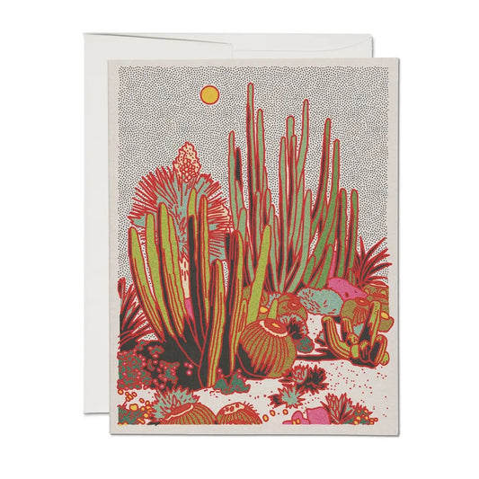 Cactus Scene Card