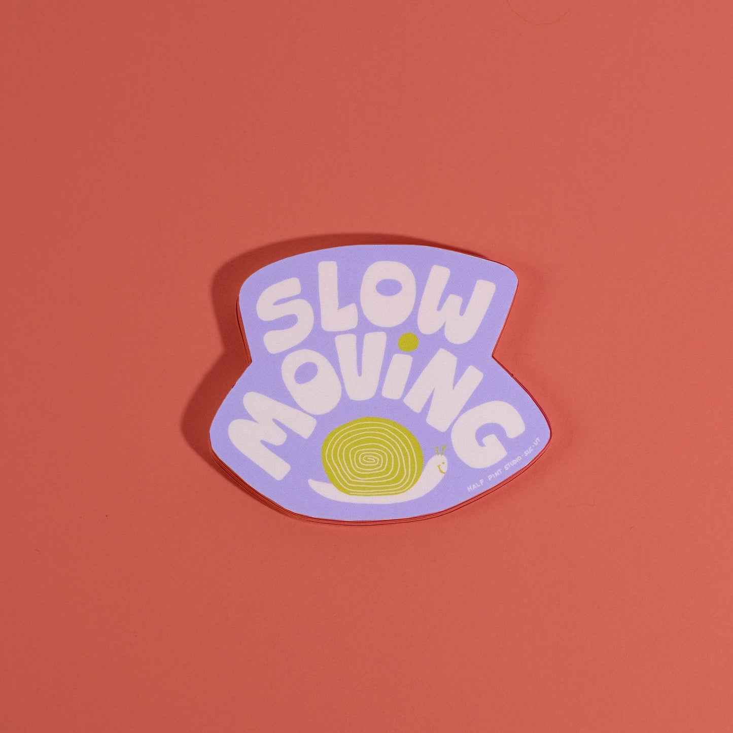 Slow Moving Snail Sticker