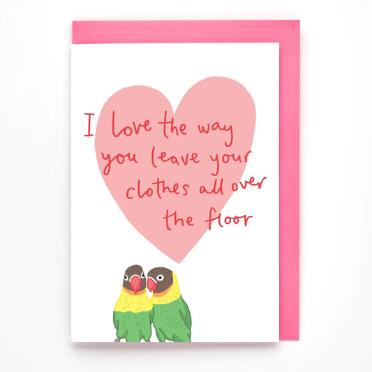 Funny Love Birds Card