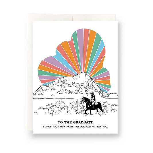 Cosmic Cowboy Grad Card