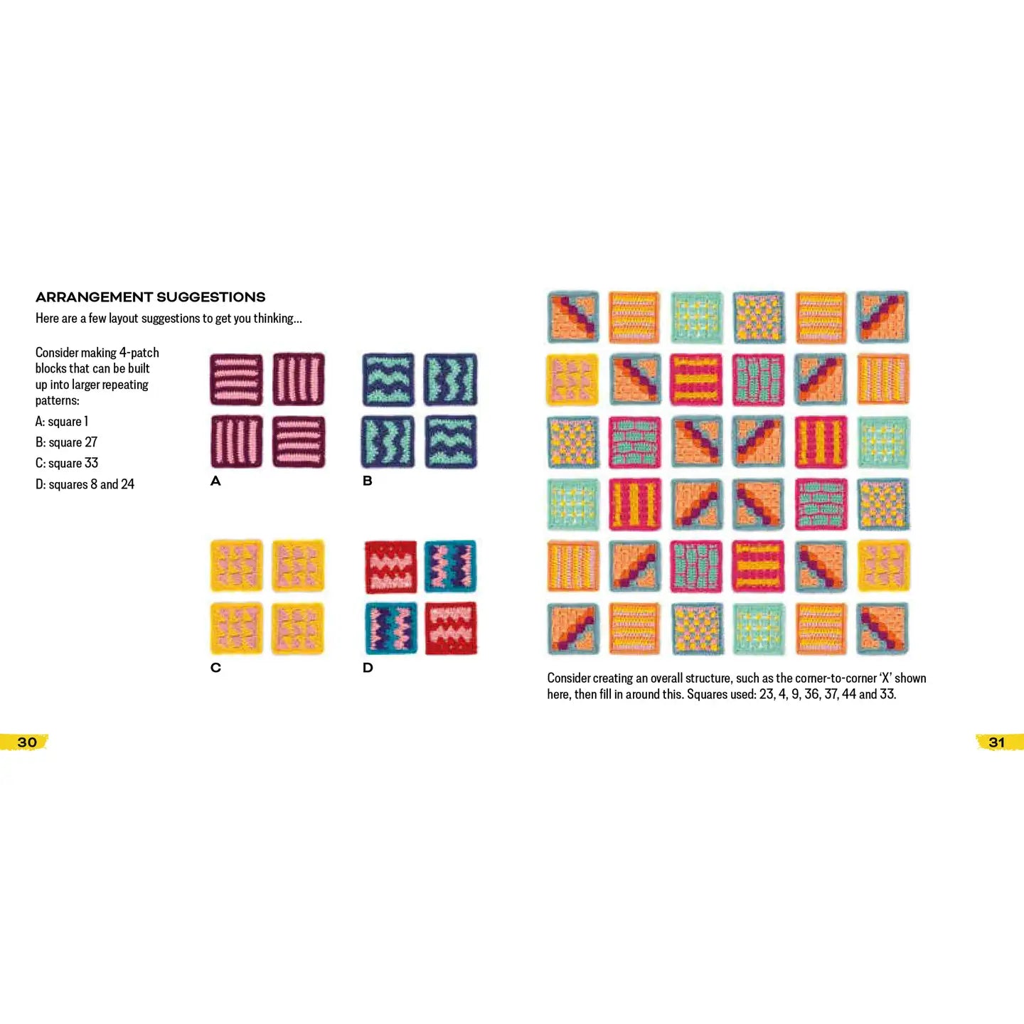 Granny Square Stitches Card Deck