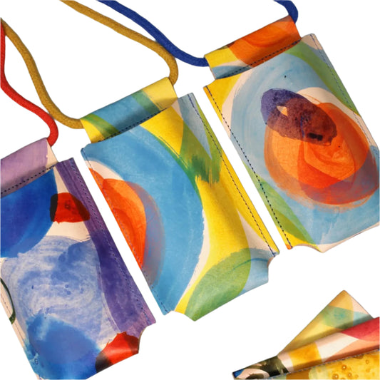 Hand Painted Phone Bag